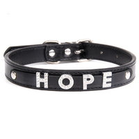 HKM-097811 Personalized PU Leather Pet Collar with Easy-Install Alloy Fasteners