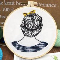 HKM-097939 Embroidery DIY 3D Handmade Fabric Material Set for Beginners