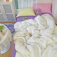 HKM-097939 Heart-Patterned Four-Piece Bedding Set in Mix and Match Colors