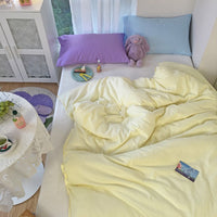 HKM-097939 Heart-Patterned Four-Piece Bedding Set in Mix and Match Colors