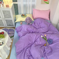 HKM-097939 Heart-Patterned Four-Piece Bedding Set in Mix and Match Colors