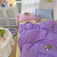 HKM-097939 Heart-Patterned Four-Piece Bedding Set in Mix and Match Colors
