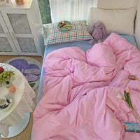 HKM-097939 Heart-Patterned Four-Piece Bedding Set in Mix and Match Colors