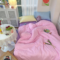HKM-097939 Heart-Patterned Four-Piece Bedding Set in Mix and Match Colors