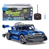 HKM-098067 1:20 Scale Remote Control Stunt Car with Spray Function and Lights for Kids