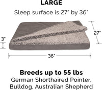 HKM-098067 Removable and Washable Pet Bed with Integrated Blanket Comforter - Multiple Sizes Available