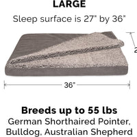 HKM-098067 Removable and Washable Pet Bed with Integrated Blanket Comforter - Multiple Sizes Available