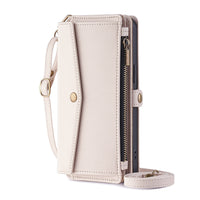 HKM-098195 Anti-Fall Crossbody Leather Case for Samsung with Bracket and Card Holder in Multiple Colors