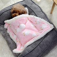 HKM-098771 Cozy Pet Pajamas Sleeping Bag with Soft Velvet for Ultimate Warmth