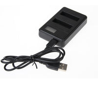 HKM-098835 Dual Camera LCD Charger with Battery Power Display for GoPro Hero 3/3+