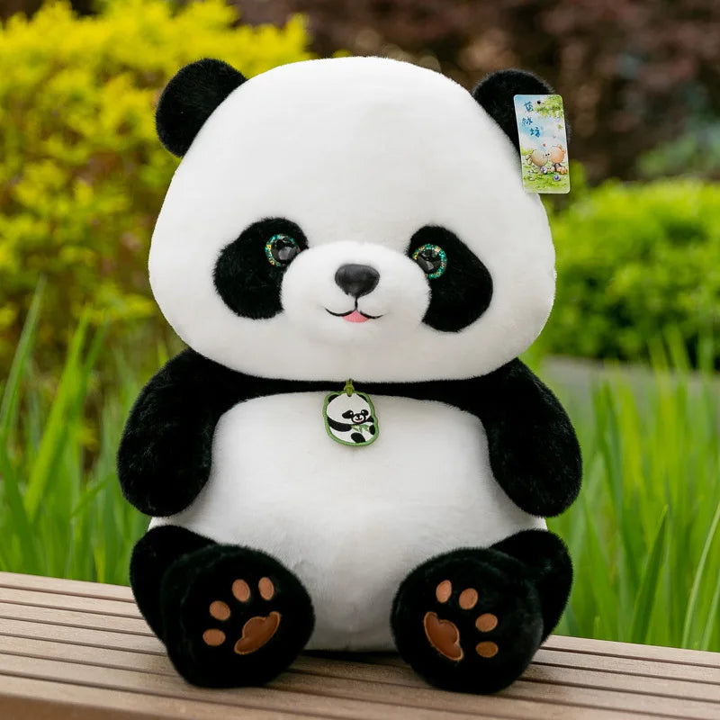 KTX-099091 Big Giant Panda Plush Stuffed Animal Doll - Cute Cartoon Pillow Toy for Kids 2-14 Years