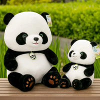 HKM-099091 Big Giant Panda Plush Stuffed Animal Doll - Cute Cartoon Pillow Toy for Kids 2-14 Years