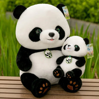 HKM-099091 Big Giant Panda Plush Stuffed Animal Doll - Cute Cartoon Pillow Toy for Kids 2-14 Years