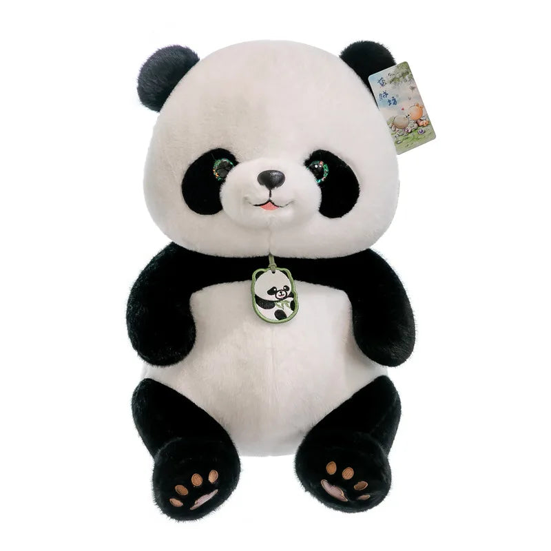 KTX-099091 Big Giant Panda Plush Stuffed Animal Doll - Cute Cartoon Pillow Toy for Kids 2-14 Years