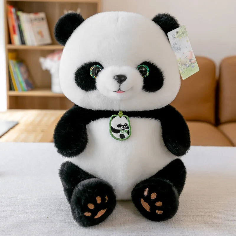 KTX-099091 Big Giant Panda Plush Stuffed Animal Doll - Cute Cartoon Pillow Toy for Kids 2-14 Years