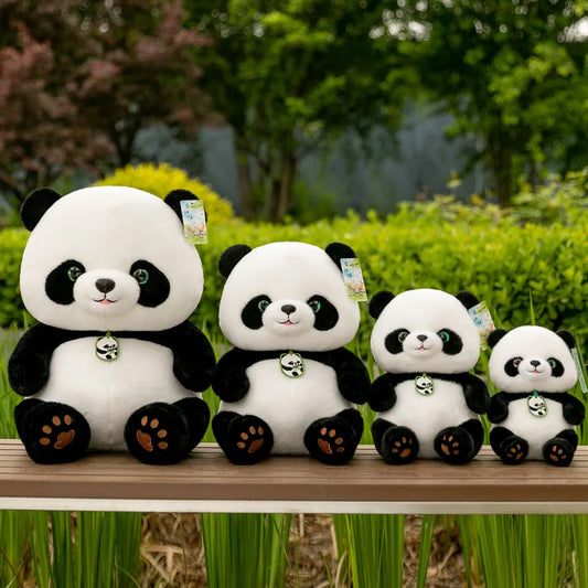 KTX-099091 Big Giant Panda Plush Stuffed Animal Doll - Cute Cartoon Pillow Toy for Kids 2-14 Years