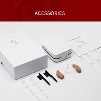 HKM-099155 Digital Wireless Hearing Aid with 6 Channels, 12 Frequency Sound Amplifier, Noise Reduction, and App Control
