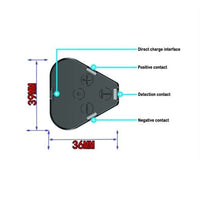 HKM-099283 12V Universal Rechargeable Lithium Battery for Power Tools and Electric Screwdrivers - 1300mAh/1500mAh Capacity