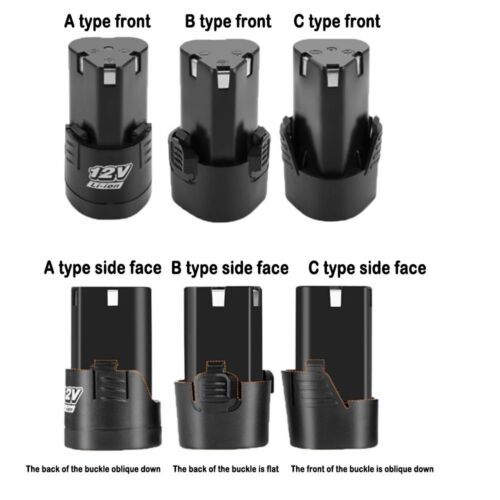 HKM-099283 12V Universal Rechargeable Lithium Battery for Power Tools and Electric Screwdrivers - 1300mAh/1500mAh Capacity