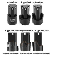 HKM-099283 12V Universal Rechargeable Lithium Battery for Power Tools and Electric Screwdrivers - 1300mAh/1500mAh Capacity