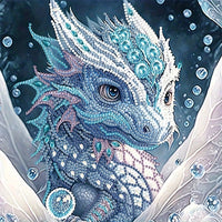 HKM-099347 5D Diamond Dot Painting - Alien Decorative Artwork, Frameless Canvas, 30x30cm