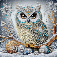 HKM-099347 5D Diamond Dot Painting - Alien Decorative Artwork, Frameless Canvas, 30x30cm