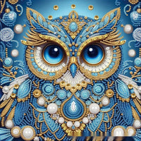 HKM-099347 5D Diamond Dot Painting - Alien Decorative Artwork, Frameless Canvas, 30x30cm
