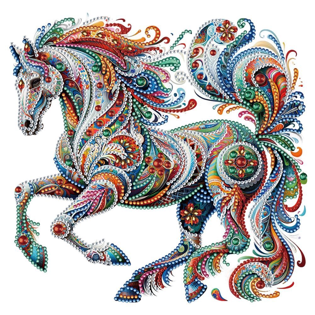 HKM-099347 5D Diamond Dot Painting - Alien Decorative Artwork, Frameless Canvas, 30x30cm