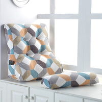 HKM-099475 Cotton Washable Soft Triangle Waist Protection Cushion for Sofa and Bed - Removable and Washable Design
