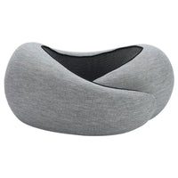 HKM-099539 Adjustable U-Shaped Memory Foam Travel Neck Pillow for Comfortable Support on Planes, Cars, and Offices