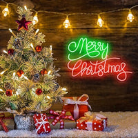 HKM-099539 Neon LED Christmas Decoration Signboard with 12V Power Supply