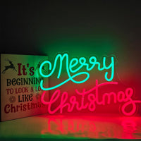 HKM-099539 Neon LED Christmas Decoration Signboard with 12V Power Supply