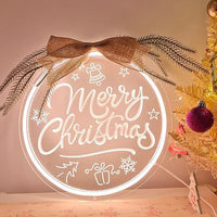 HKM-099539 Neon LED Christmas Decoration Signboard with 12V Power Supply