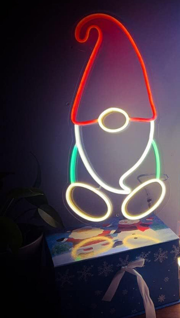 HKM-099539 Neon LED Christmas Decoration Signboard with 12V Power Supply