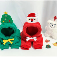 HKM-099667 Christmas Day Sweater for Pets - Festive Red & Green Options Available in Various Sizes
