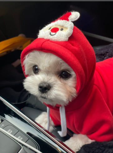 HKM-099667 Christmas Day Sweater for Pets - Festive Red & Green Options Available in Various Sizes