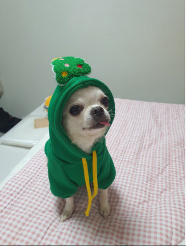 HKM-099667 Christmas Day Sweater for Pets - Festive Red & Green Options Available in Various Sizes