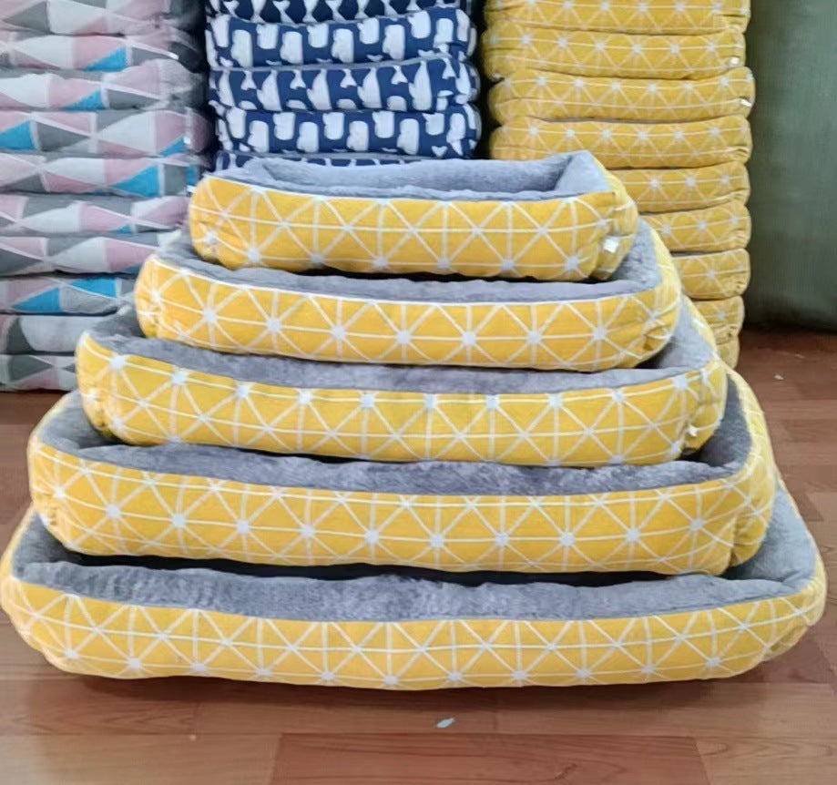 HKM-099795 Pet Supplies Linen Pet Bed Moisture-proof