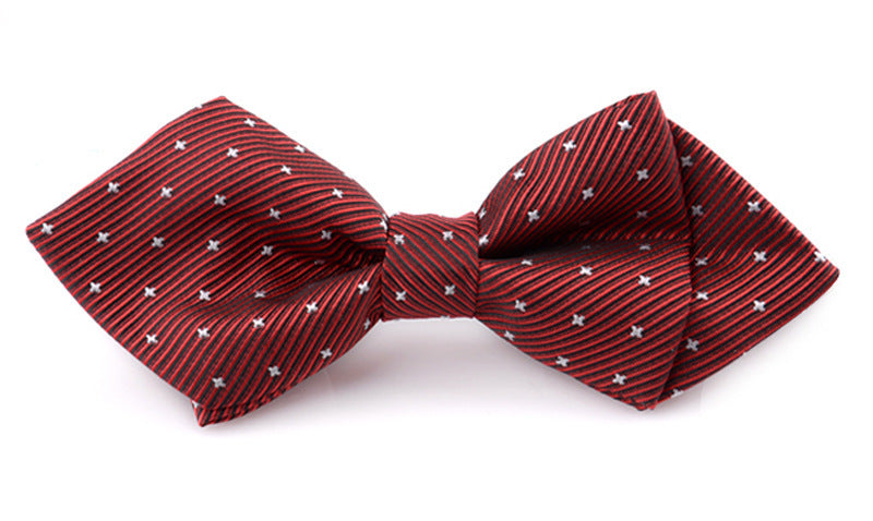 HKM-099923 Adjustable Polyester Dog and Cat Bow Tie - British Style, 12x5cm, Fits Neck Sizes 25-48cm