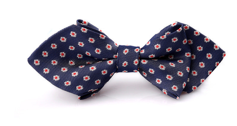HKM-099923 Adjustable Polyester Dog and Cat Bow Tie - British Style, 12x5cm, Fits Neck Sizes 25-48cm