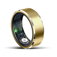 HKM-099923 Smart Waterproof Ring with Heart Rate, Blood Oxygen, Sleep Tracking, and Magnetic Charging in Pink, Gold, Silver