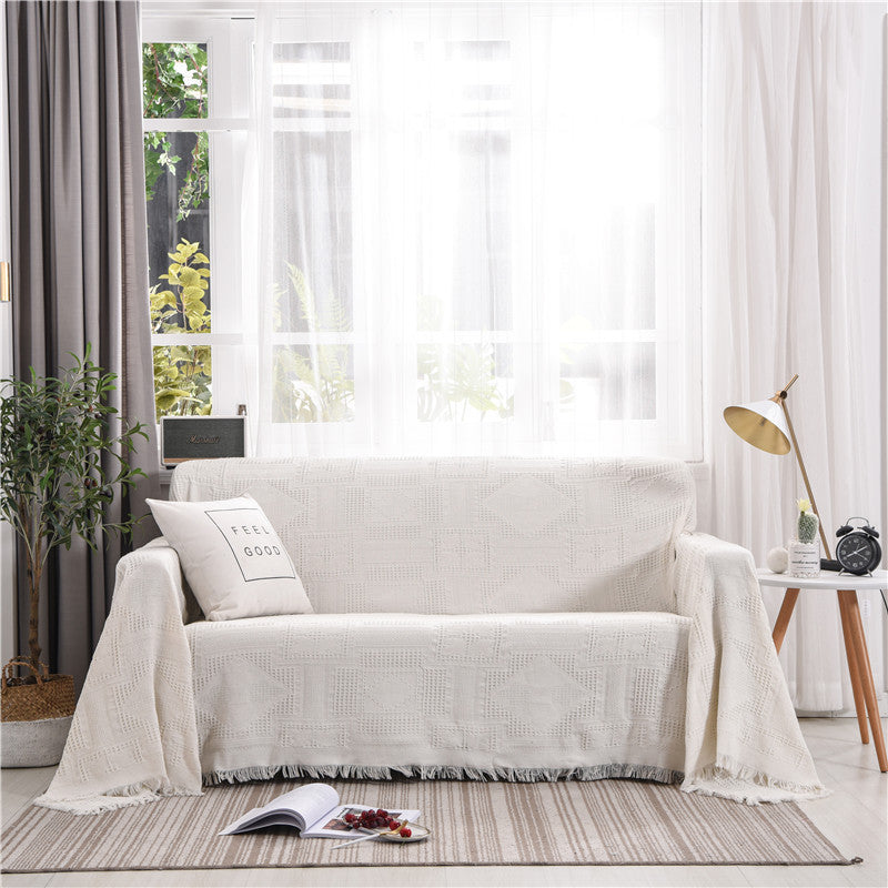 HKM-100243 Nordic Style Universal Sofa Cover for Modular Sofas in Blended Material