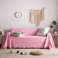 HKM-100243 Nordic Style Universal Sofa Cover for Modular Sofas in Blended Material