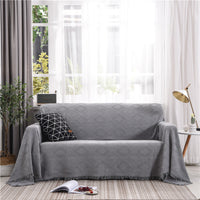 HKM-100243 Nordic Style Universal Sofa Cover for Modular Sofas in Blended Material