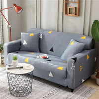 HKM-100627 Detachable Cloth Sofa Cover with Plant Flower Pattern for Sectional Sofas