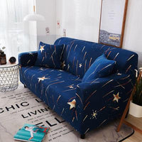HKM-100627 Detachable Cloth Sofa Cover with Plant Flower Pattern for Sectional Sofas