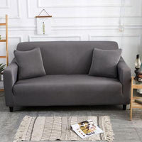 HKM-100627 Detachable Cloth Sofa Cover with Plant Flower Pattern for Sectional Sofas