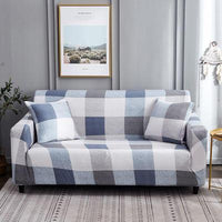 HKM-100627 Detachable Cloth Sofa Cover with Plant Flower Pattern for Sectional Sofas
