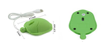 HKM-100755 Tortoise Light Wired Mouse with 1200 DPI Photoelectric Resolution in Red, Green, or Gold