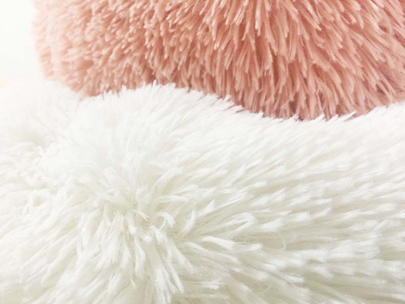 HKM-100883 Thick Plush Round Deep Sleep Cat Nest for Cozy Autumn and Winter Comfort